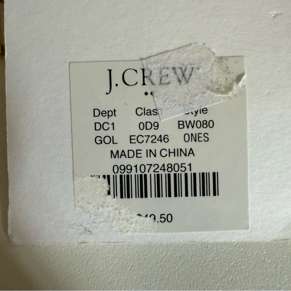 J. Crew Gold Tassel Earrings - Picture 4 of 5